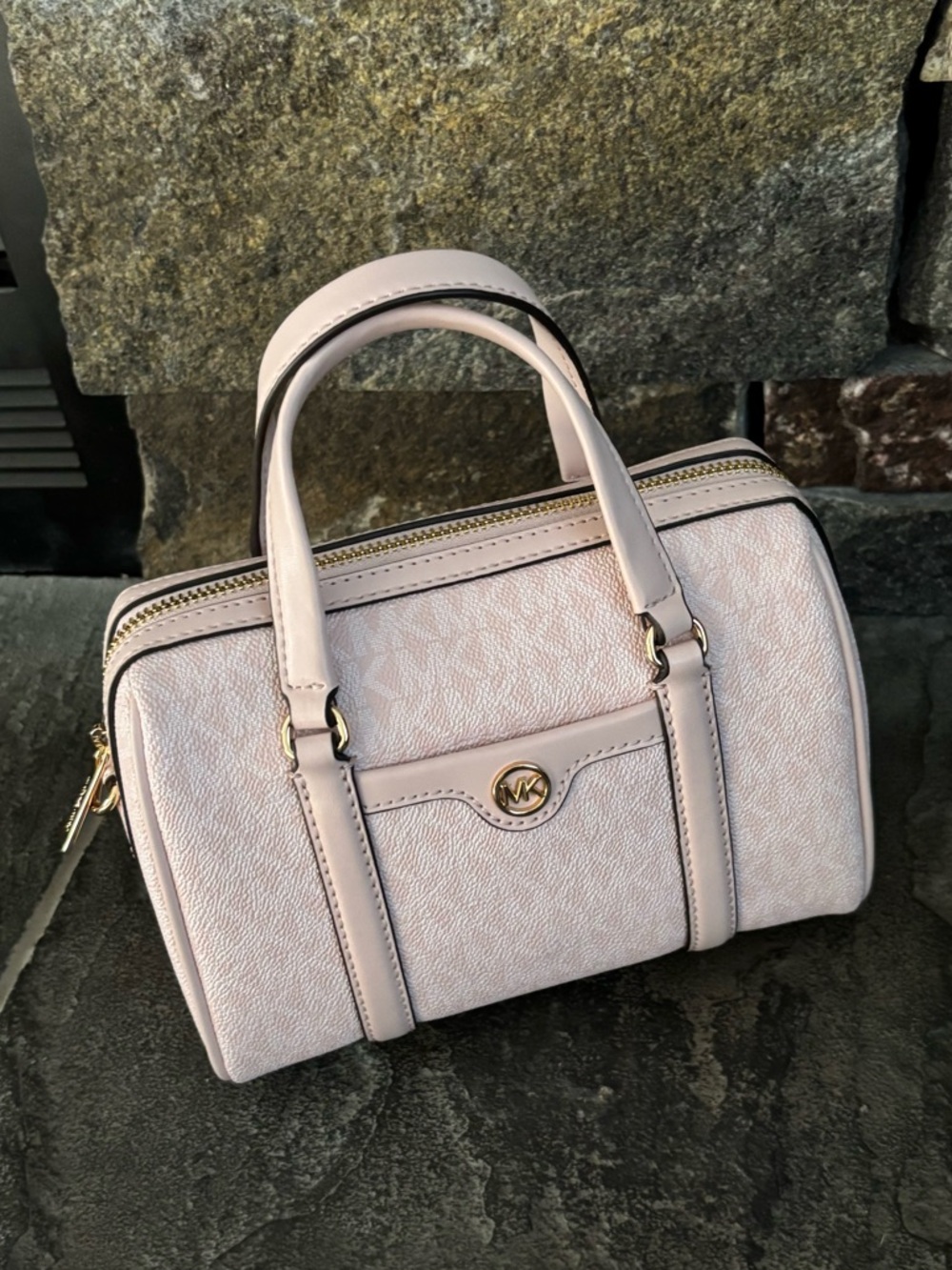 Michael Kors Small Logo Duffle Crossbody - Picture 12 of 13